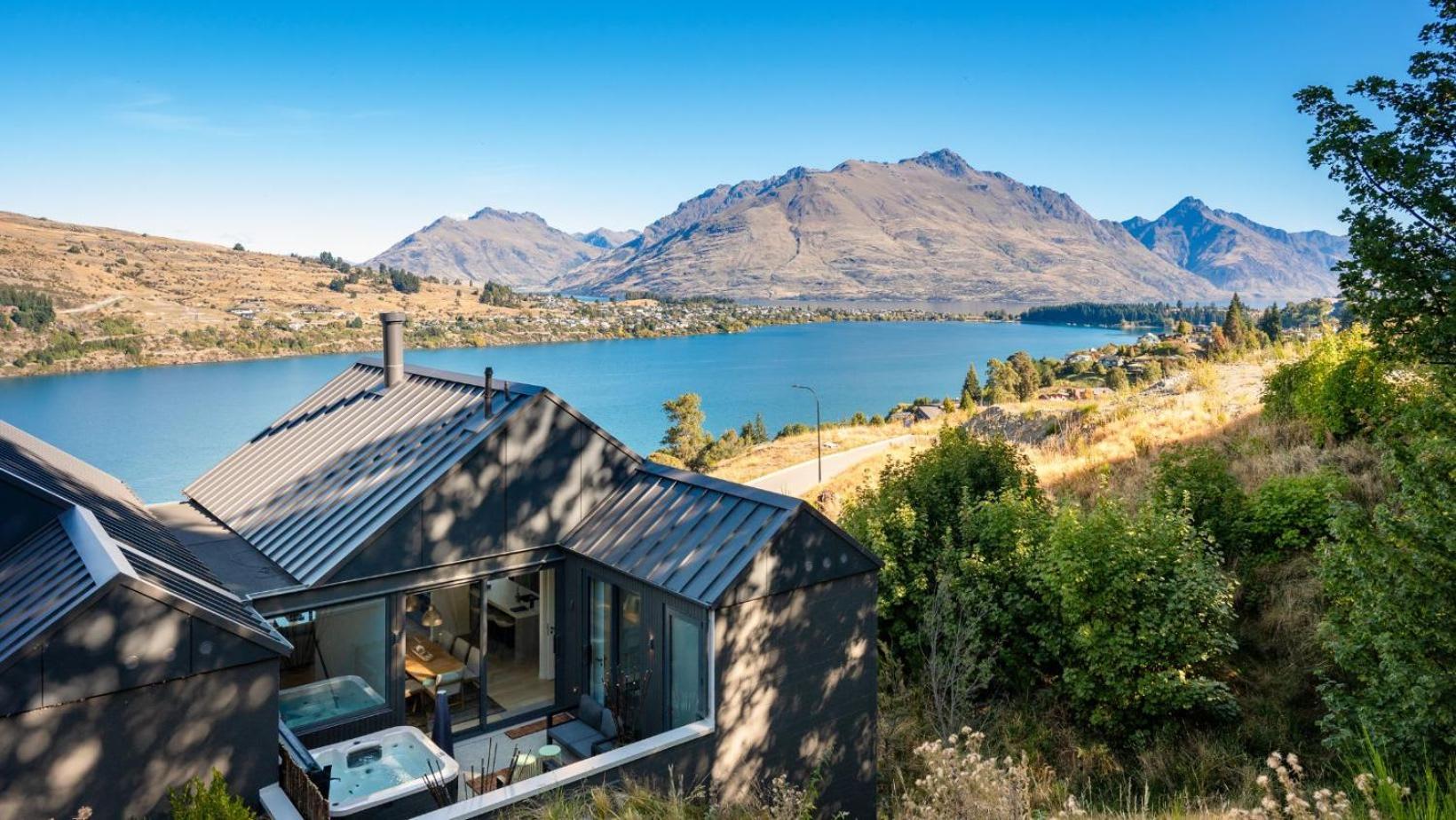 The Tiers- Hot Tub- Ac- Bbq- Free Parking Villa Queenstown Exterior foto